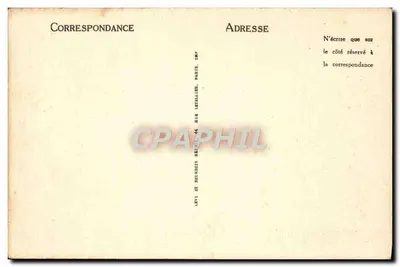 La Baule — Boulevard Hennecart e a Praia — Edição Sallé, Paris, n° 139 — Verso