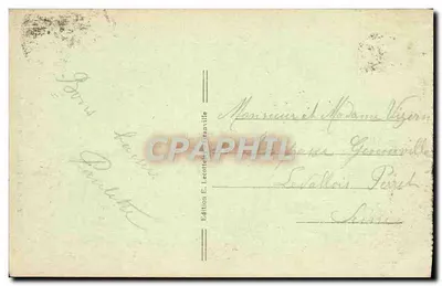 Granville — Jaskinia Cap Lihou — Wydawnictwo E. Lecot, Granville, nr 74 — Rewers