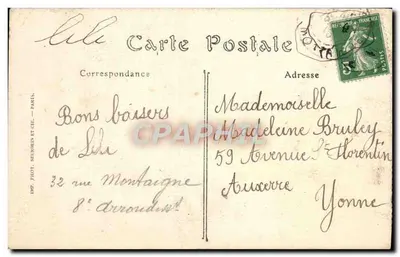 PARIS — A Avenida do Bois-de-Boulogne — ND. Fot. — Verso