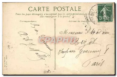 Bordeaux — As colunas Rostrais — A. V. & Cie, Paris, n° 27 — Verso