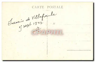 La Rade i Saint-Jean-Cap-Ferrat — widok z zatoki z statkami — wydawca RM, nr 855 — Rewers