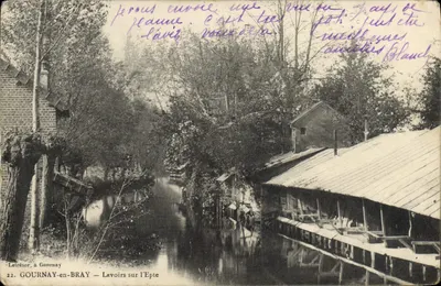 Gournay-en-Bray — Lavoirs sobre o rio Epte — Letrésor, em Gournay