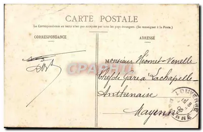 Vague au Rocher de la Vierge — Biarritz Pittoresque — Collection J. Jugand — N° 110 — Verso