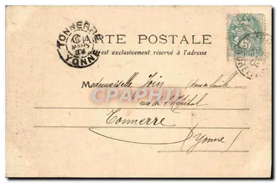 Amboise — Zamek, widok z Wielkiej Wieży — M.J. (wydawca) — Rewers