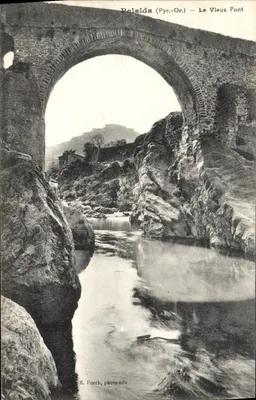Palalda (Pyr.-Or.) — O Velho Ponte — E. Puech, foto-editora