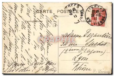 A Valoine na Montanha dos Pinhos perto de Limoges — Em Limousin — Edição do Courrier du Cantre, Limoges, n°317 — Verso