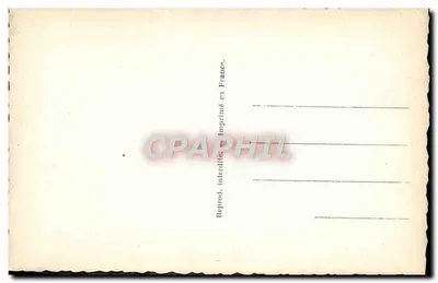 Zamknięty w śniegu — scenografia zimowa — tekst 'Bonne Année' na dole — Rewers
