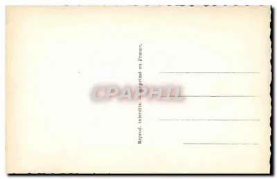 Zamieć w wiosce — widok górski — wydawca nieznany — Rewers