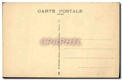 Pornichet — De Boulevard des Océanides — G. Artaud, uitgever, Nantes — Achterkant