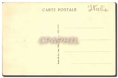 Pompei — Il Tempio di Giove — Braun & Cie, Parigi — Verso