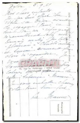 Kerk van Sint-Michaël — Dole (Jura) — Uitgave E. PROPET — Achterkant