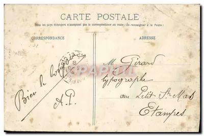 Chartres - Le Pont-Neuf — éditeur Ch. Foucault, Dreux, n° r.4 — Rückseite