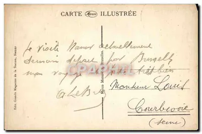 Namur — La Sambre i Most Omalius — Marco 30. — Rewers