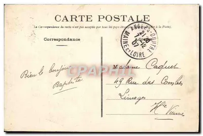 Angers (M.-et-L.) - Jardin des Plantes i Statua Chevreula — Zbiór A. C. — Rewers