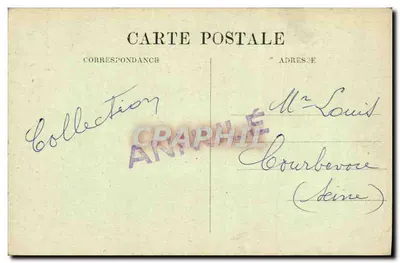 Aulnay (Charente-Inferieure) — Porta da igreja do século XIII, lado sul — Editor D. B. Berry, n° 14 — Verso