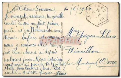Amiens — Ogólny widok — Katedra — Wydawca L. DICKER, nr 1 — Rewers