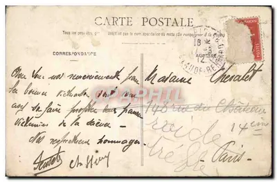 Szpital Wojskowy w Val-de-Grâce — Paryż — wydawca nieznany — Rewers