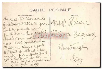 Le Havre — El Ayuntamiento y el Jardín — Editor Lé Havre, n° 141 — Reverso
