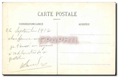Amiens — Katedra, widok z wieży dzwonowej — Wydawnictwo C. N. — Rewers