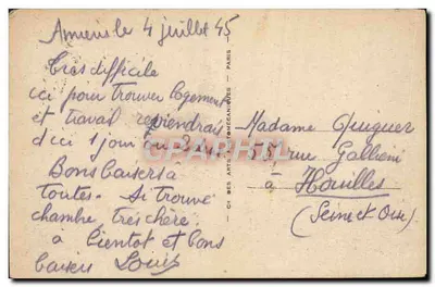 Amiens — Ogólny widok (strona północna) — LT.161, wydawca CIE DES ARTS PHOTOMÉCANIQUES — Rewers