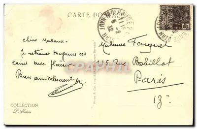 Mulhouse — Iglesia de San Fridolino — editor Brain & Cie, n° 1339 — Reverso
