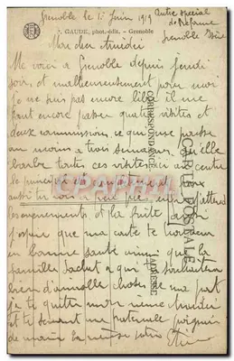 Grenoble — Paleis van de Universiteit en het Hotel van de Divisie — 58 — Achterkant