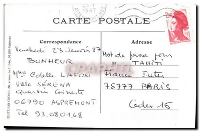 En Beaque — Puerta de entrada — Editor CECODI, n° 413 — Reverso
