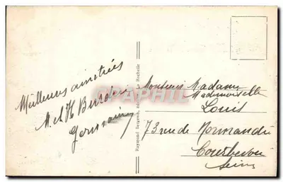 Strand van Saint-Georges-de-Didonne — Omgeving van Royan — uitgever Charente Infro, n° 6876 — Achterkant