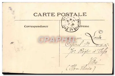 Paryż — Wielki Pałac na Champs-Élysées — L. J & Cie, wyd., Angoulême-Paryż — Rewers