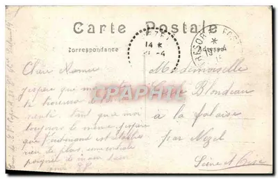 Batalha da Marne (6 ao 12 de setembro de 1914) — Vaucle rc — editor não visível — Verso
