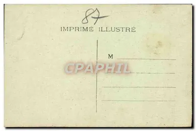 Limoges — Place i Statua Jourdan — Widok z Hôtel de la Paix — Rewers