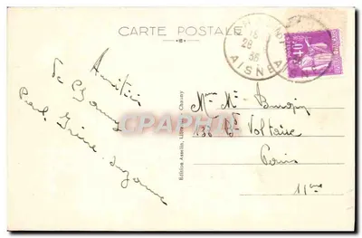 Chauny — Avenida das Promenades — Edição Asselin, n°22 — Verso