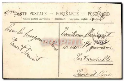 Verdún — Palacio de Justicia — Editor Nicolas — Reverso