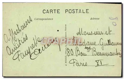 Fouras (Charente-Inférieure) — La Citadelle — J. Nozaïs, éditeur — Rewers