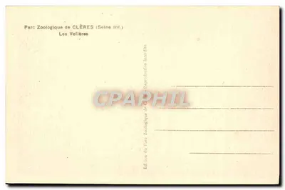 Les Volières — Parque Zoológico de CLÈRES (Saône Inf.) — Edição do Parque Zoológico de Clères — Verso