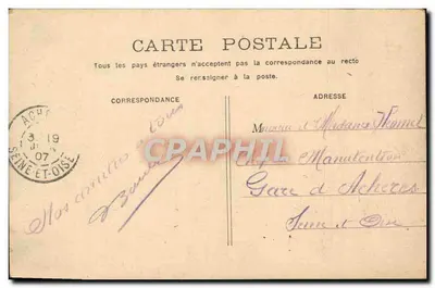Bordeaux - Les Allées de Tourny — widok panoramiczny — wydawca nieznany, nr 43 — Rewers