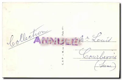 Dreux — O Caminho de Volta do Castelo — LL.4 — Verso
