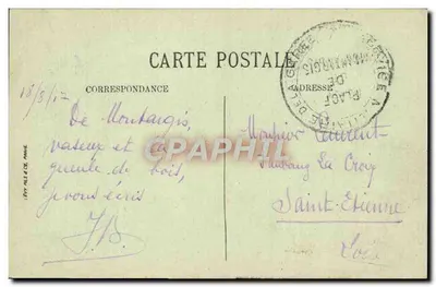 Montargis — Katedra i ulica Long — J. G. — Rewers