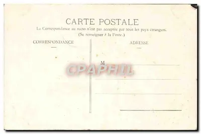 Morlaix - Binnenkant van de trap van de Grande-Rue — Collectie Fougère — Achterkant