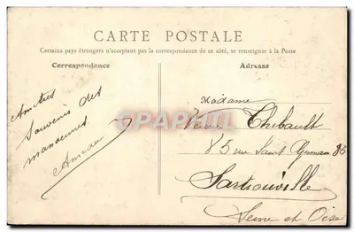 Avranches (Manche) - Pomnik « Souvenir Français » i Podprefektura — Rewers
