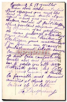 Bordeaux — De Terras van het Publieke Tuin — BR — Achterkant