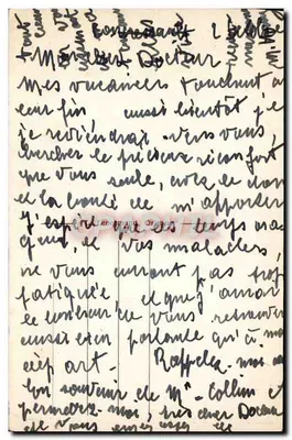 Aubigny-sur-Nère (Cher) — O Velho Castelo e o Hotel de Ville — editor não identificado — Verso