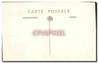 Auxerre — Prefektura (dawniej Biskupstwo) i Katedra — P. F. — Rewers