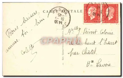 Joigny (Yonne) — Faubourg de Paris - Côte St-Jacques — Éditeur : Edit. Queudel, Joigny — Rewers