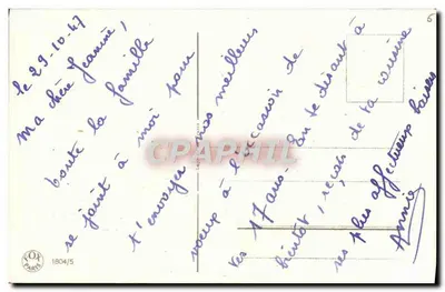 Arranjo de pensos e flores — Feliz Aniversário — editor LOP, n° 1804/5 — Verso