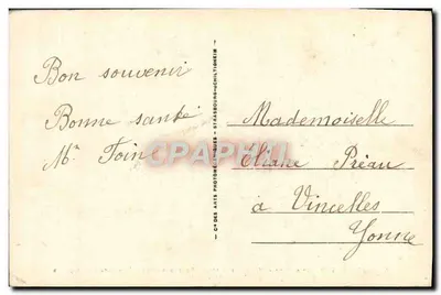 Las Compiègne — Wagon Marszałka Focha, w którym został podpisany armistycjum 11 listopada 1918 — LL 262 — Rewers