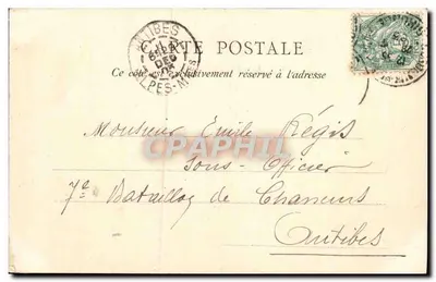 Bordeaux — Aleje Tourny — M. D'Édit — Rewers