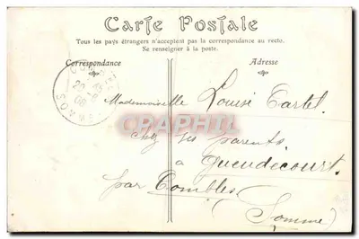 Kasteel van CHANTILLY — Noordoostkant — Uitgever niet geïdentificeerd, serie nr. 2 — Achterkant