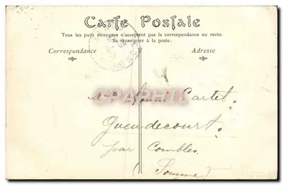 Zamek w CHANTILLY, widok z Vertugadin — ND. Fot. — nr 1119 — Rewers