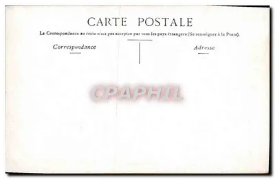 Fontainebleau — Grande Galeria — editor não identificado — Verso